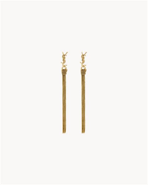 boucles d'oreilles ysl